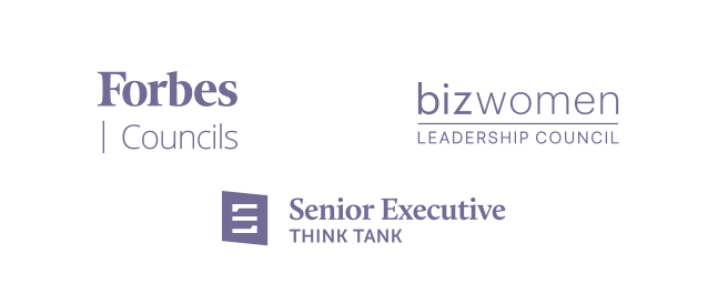 Forbes Councils, BizWomen, and Senior Executive Think Tank.